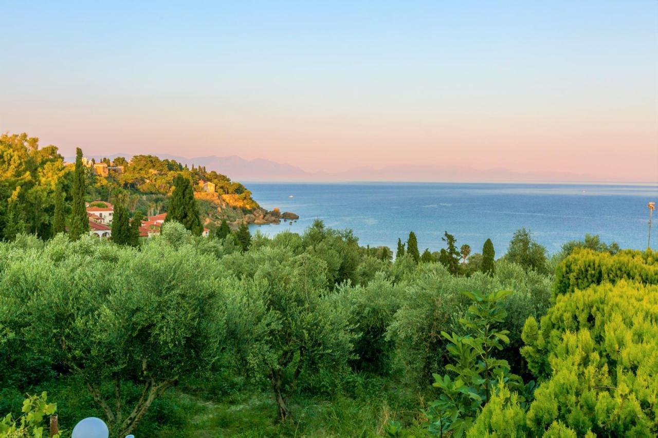 Koroni Zaga Beach- Seaside Luxury Villa Costiana Bagian luar foto